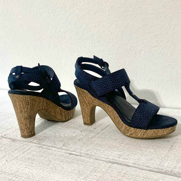 Madison Cork Platform Sandals Size 6 1/2 - Picture 2 of 8